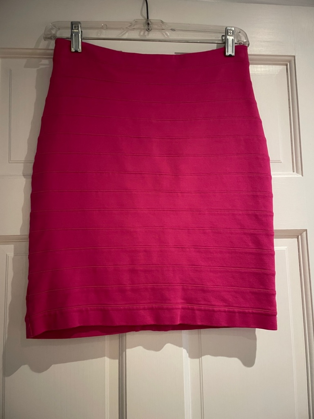 Express Hot Pink Bandage Pencil Skirt